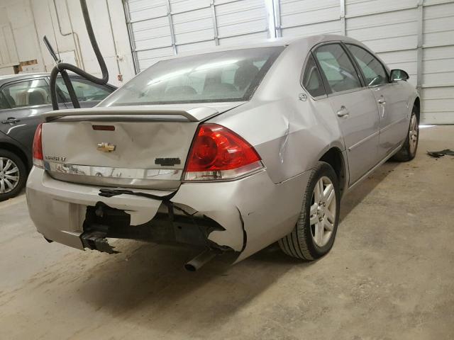 2G1WC581269327292 - 2006 CHEVROLET IMPALA LT SILVER photo 4