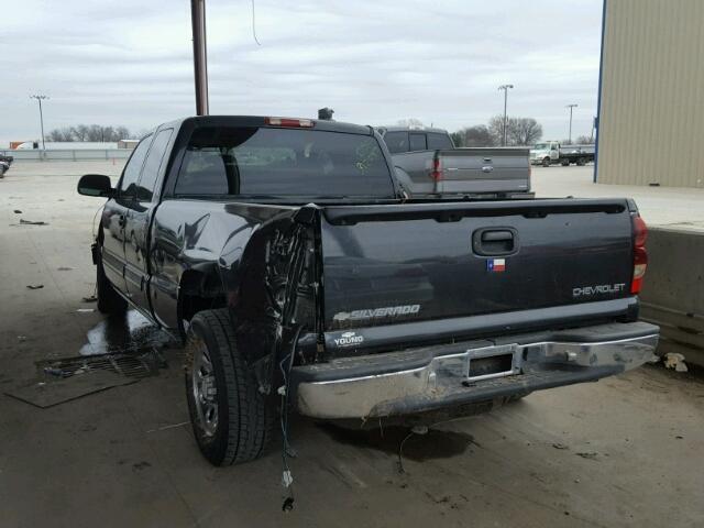 1GCEC19X95Z312047 - 2005 CHEVROLET SILVERADO BLACK photo 3