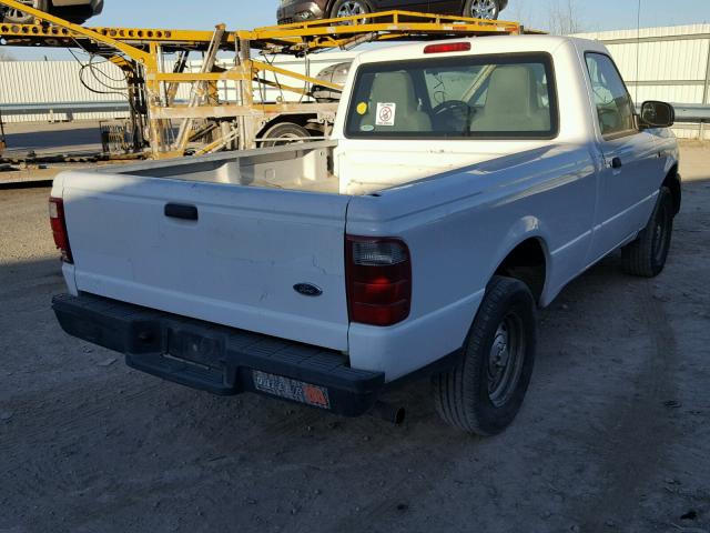 1FTYR10D05PA36075 - 2005 FORD RANGER WHITE photo 4