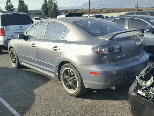 JM1BK324X71672186 - 2007 MAZDA 3 S GRAY photo 3