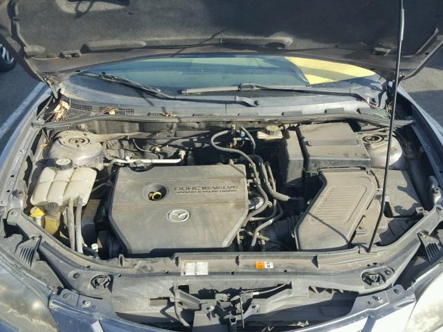 JM1BK324X71672186 - 2007 MAZDA 3 S GRAY photo 7