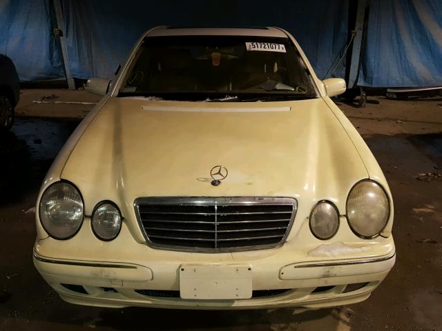 WDBJF83J41X047285 - 2001 MERCEDES-BENZ E 430 CREAM photo 9