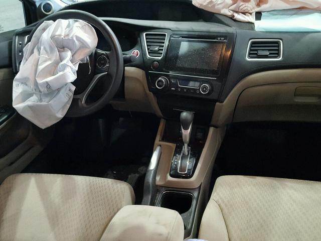 19XFB2F87FE039424 - 2015 HONDA CIVIC EX ბურგუნდია ფოტო 9