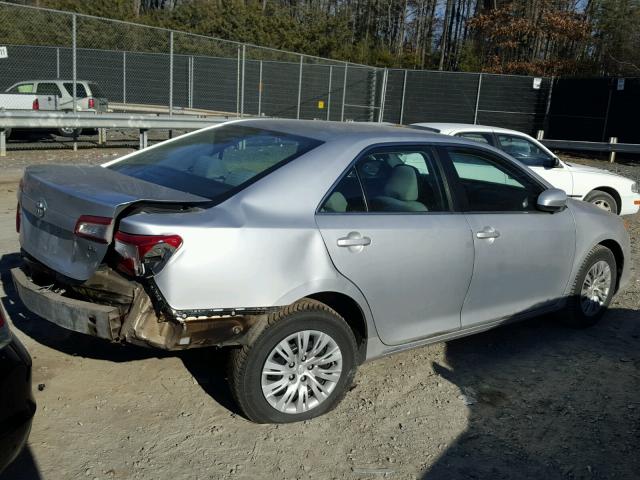 4T4BF1FK9ER338794 - 2014 TOYOTA CAMRY L SILVER photo 4