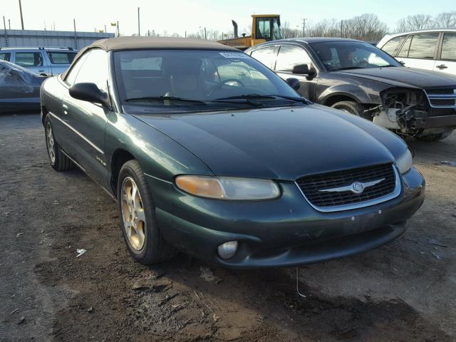 3C3EL55H2XT610315 - 1999 CHRYSLER SEBRING JX GREEN photo 1