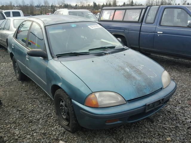 2C1MR5290V6701374 - 1997 GEO METRO LSI GREEN photo 1