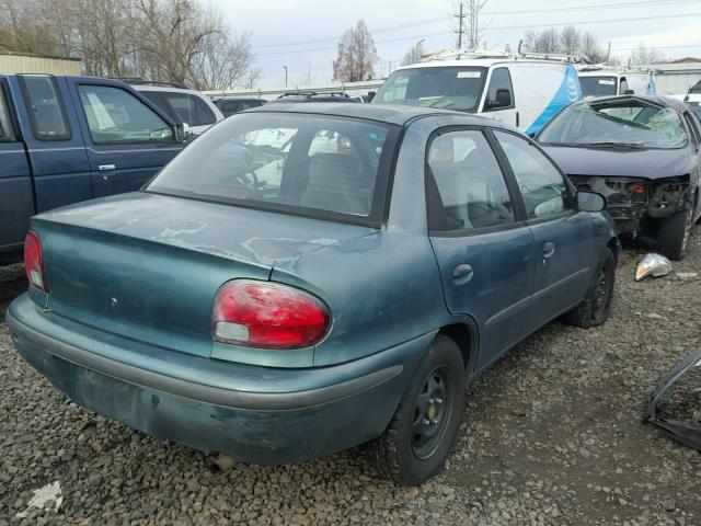 2C1MR5290V6701374 - 1997 GEO METRO LSI GREEN photo 4