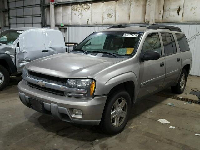 1GNET16SX36235672 - 2003 CHEVROLET TRAILBLAZE BEIGE photo 2