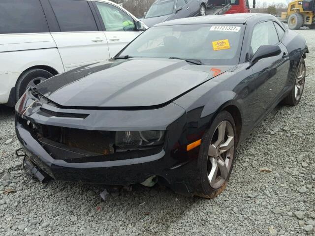 2G1FT1EW0B9138059 - 2011 CHEVROLET CAMARO 2SS BLACK photo 2