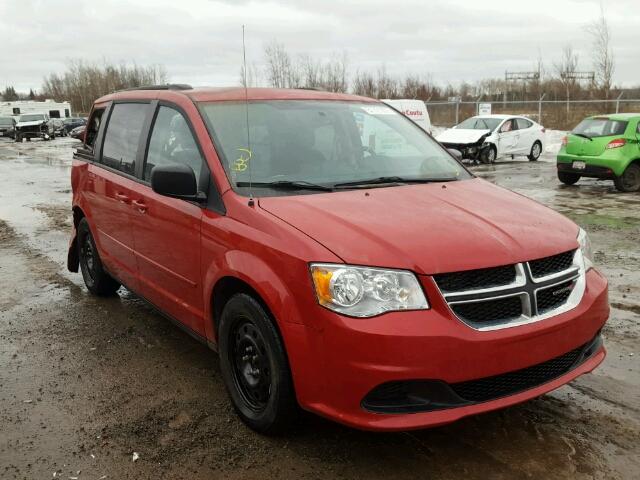 2C4RDGBG1GR262091 - 2016 DODGE GRAND CARA RED photo 1