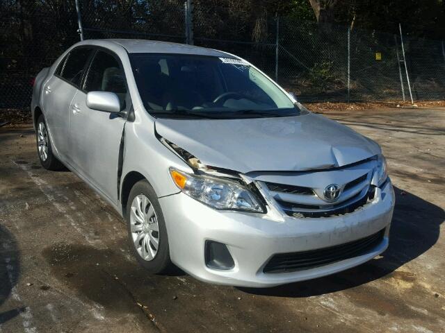 5YFBU4EE1CP022690 - 2012 TOYOTA COROLLA BA SILVER photo 1