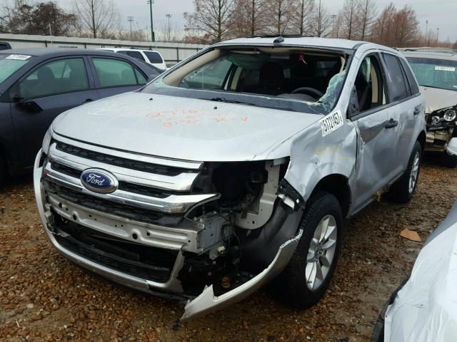 2FMDK3GC6DBC29991 - 2013 FORD EDGE SE SILVER photo 2