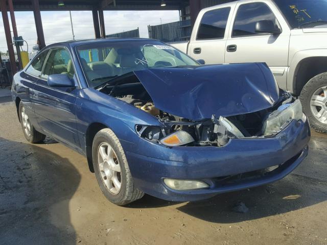 2T1CF22P62C590411 - 2002 TOYOTA CAMRY SOLA BLUE photo 1