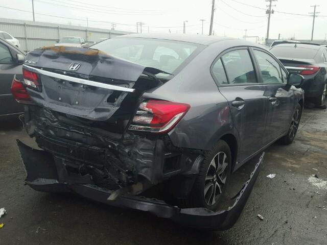 19XFB2F82FE035135 - 2015 HONDA CIVIC EX CHARCOAL photo 4