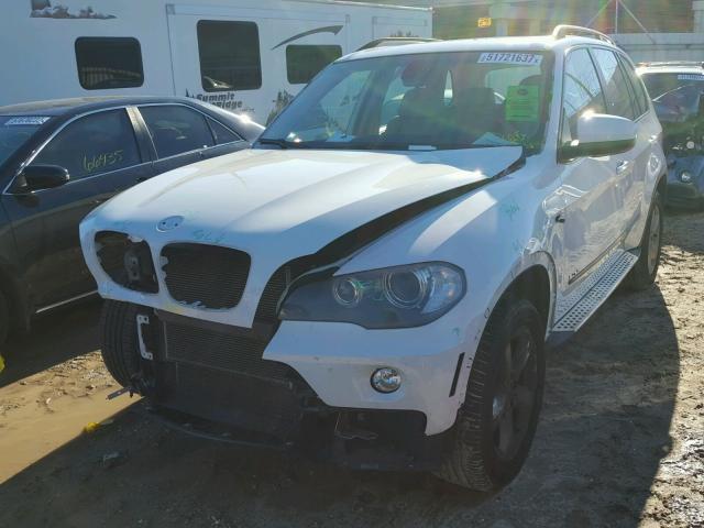 5UXFE43558L008050 - 2008 BMW X5 3.0I WHITE photo 2