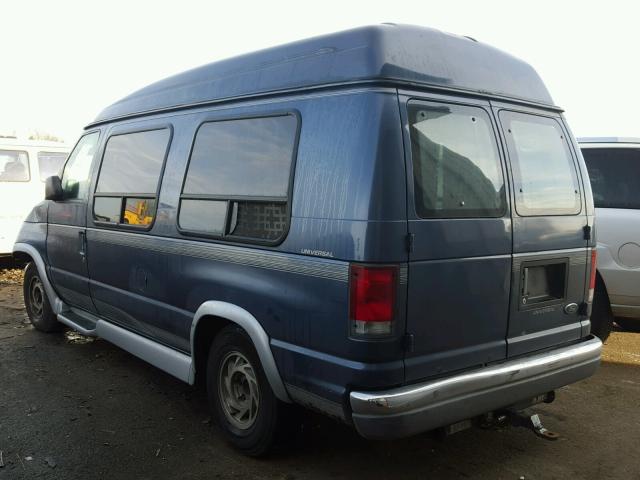 1FDRE1469WHA34246 - 1998 FORD ECONOLINE BLUE photo 3