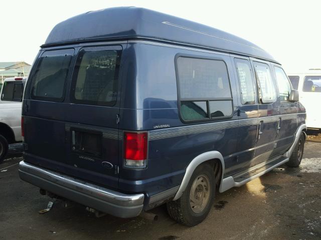 1FDRE1469WHA34246 - 1998 FORD ECONOLINE BLUE photo 4