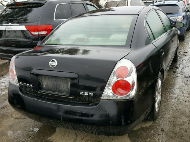 1N4AL11D05N496954 - 2005 NISSAN ALTIMA S BLACK photo 4