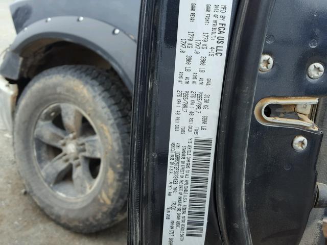 1C6RR7ST2FS679433 - 2015 RAM 1500 ST BLUE photo 10