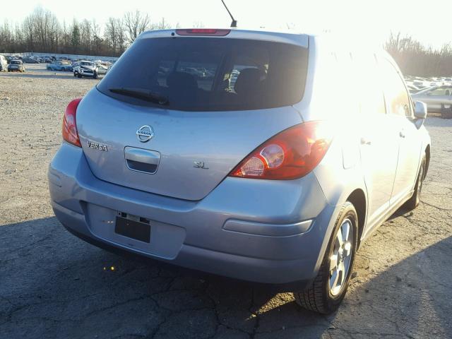 3N1BC13E49L394070 - 2009 NISSAN VERSA S BLUE photo 4