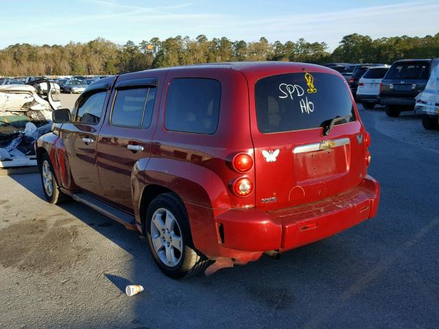 3GNDA23D57S622497 - 2007 CHEVROLET HHR LT MAROON photo 3