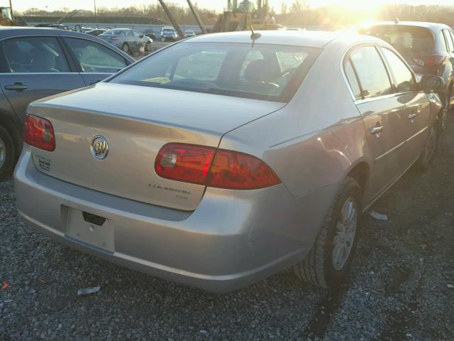 1G4HP57258U120203 - 2008 BUICK LUCERNE CX BEIGE photo 4