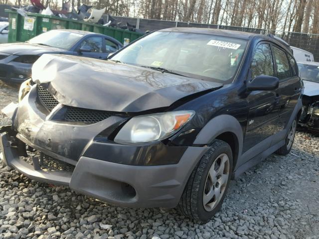 5Y2SL62814Z431552 - 2004 PONTIAC VIBE BLACK photo 2