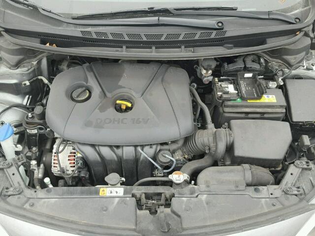 KNAFX4A66G5443165 - 2016 KIA FORTE LX GRAY photo 7