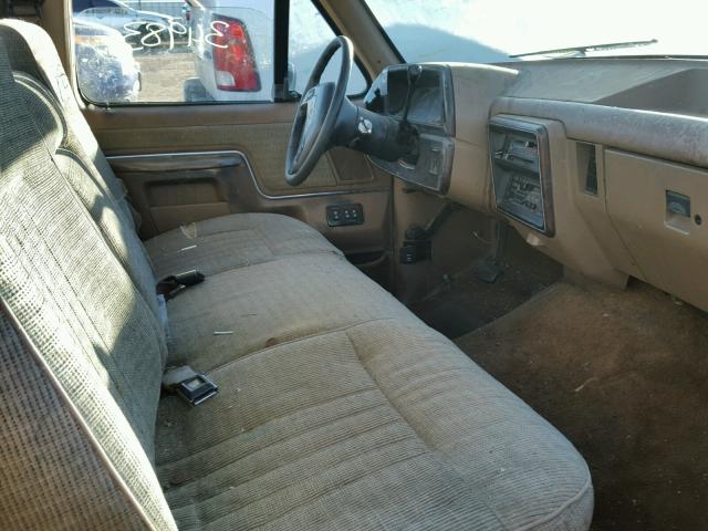 2FTDF15H1LCA17309 - 1990 FORD F150 TAN photo 5