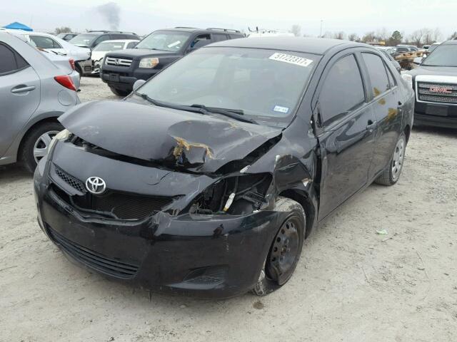 JTDBT923771125156 - 2007 TOYOTA YARIS BLACK photo 2