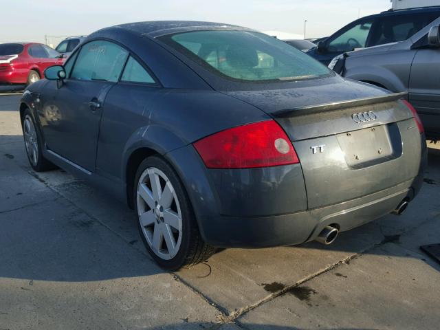 TRUWT28N631006970 - 2003 AUDI TT QUATTRO GRAY photo 3