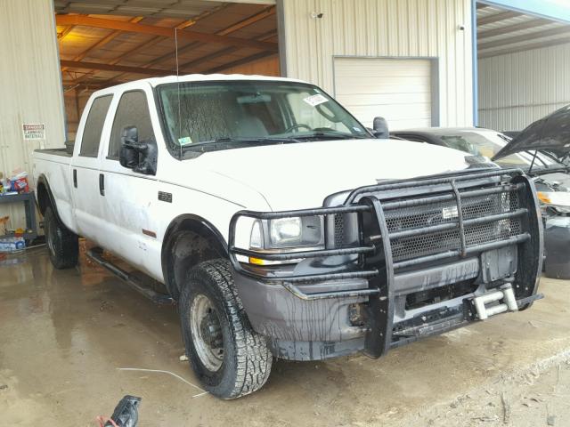 1FTSW31P94EB80057 - 2004 FORD F350 SRW S WHITE photo 1