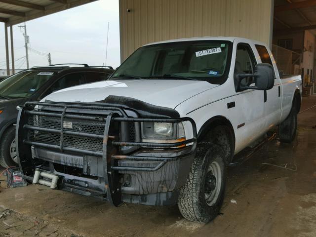 1FTSW31P94EB80057 - 2004 FORD F350 SRW S WHITE photo 2