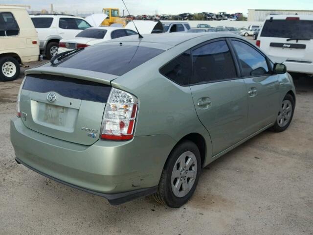 JTDKB20U777676206 - 2007 TOYOTA PRIUS GREEN photo 4