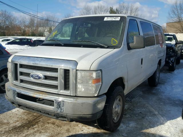 1FBSS3BL8EDB03246 - 2014 FORD ECONOLINE WHITE photo 2