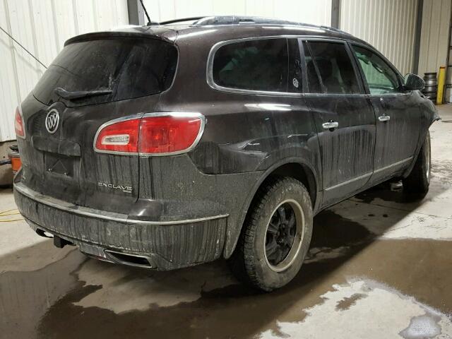 5GAKVCKD6DJ228632 - 2013 BUICK ENCLAVE BROWN photo 4