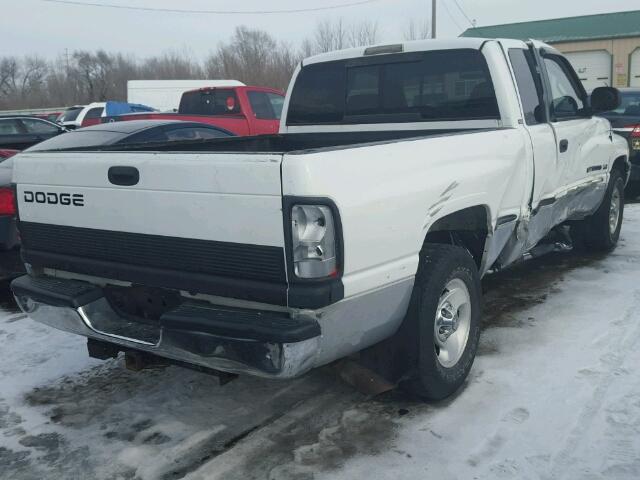 1B7HC13ZXXJ587905 - 1999 DODGE RAM 1500 WHITE photo 4