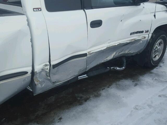 1B7HC13ZXXJ587905 - 1999 DODGE RAM 1500 WHITE photo 9