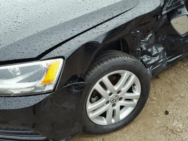 3VW2K7AJ9FM241089 - 2015 VOLKSWAGEN JETTA BASE BLACK photo 10