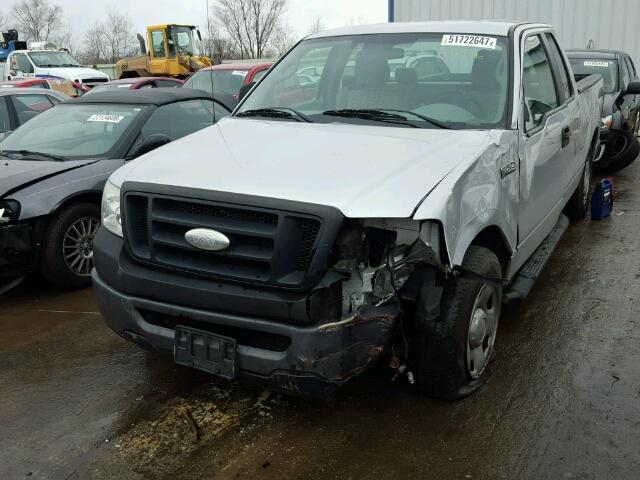 1FTRX12W77FB41388 - 2007 FORD F150 SILVER photo 2