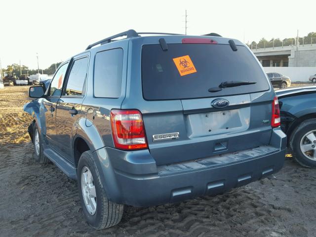 1FMCU0DG5CKA87892 - 2012 FORD ESCAPE XLT GRAY photo 3