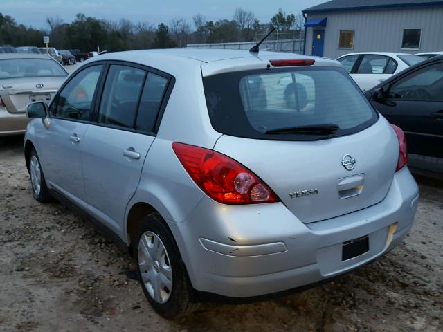 3N1BC1CP5BL392755 - 2011 NISSAN VERSA S SILVER photo 3