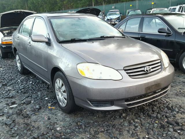 1NXBR38E14Z237476 - 2004 TOYOTA COROLLA CE GRAY photo 1