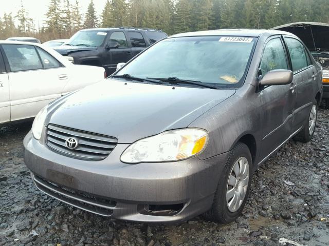 1NXBR38E14Z237476 - 2004 TOYOTA COROLLA CE GRAY photo 2