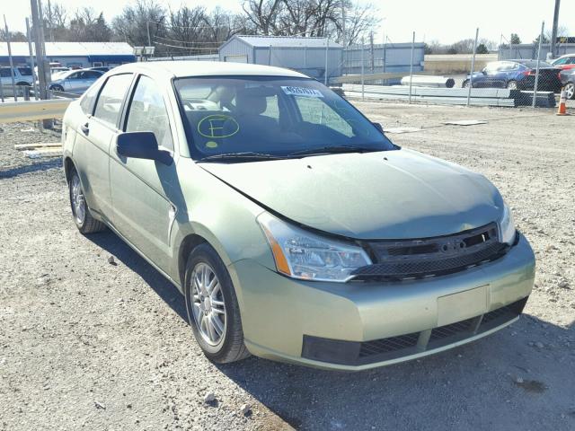 1FAHP35N58W206661 - 2008 FORD FOCUS SE GREEN photo 1