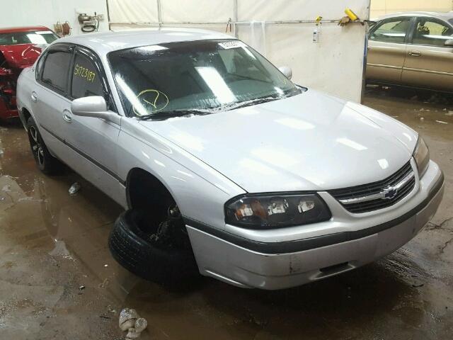 2G1WF52E929188114 - 2002 CHEVROLET IMPALA SILVER photo 1