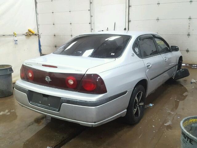 2G1WF52E929188114 - 2002 CHEVROLET IMPALA 银色 照片 4