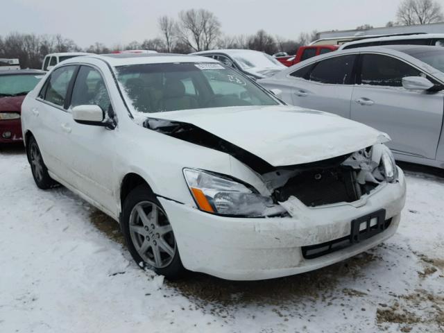 1HGCM66523A009046 - 2003 HONDA ACCORD EX WHITE photo 1