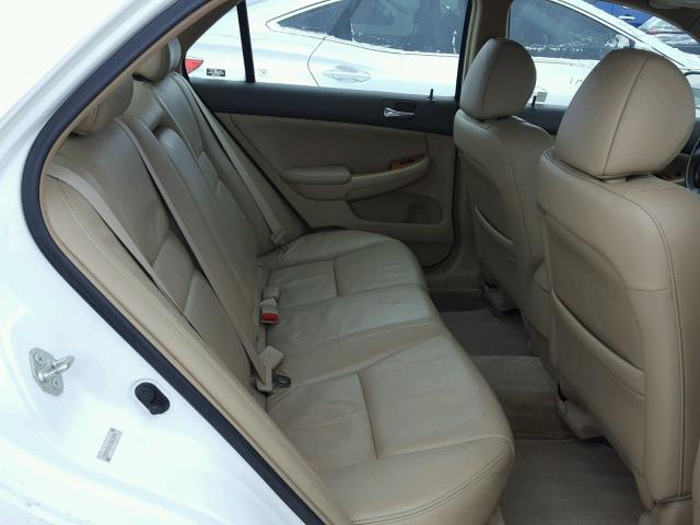 1HGCM66523A009046 - 2003 HONDA ACCORD EX WHITE photo 6