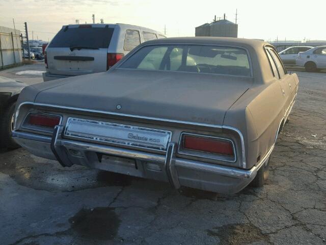 1P54H187089 - 1971 FORD GALAXIE BROWN photo 4